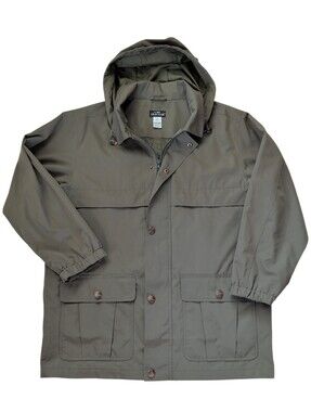 L.L. Bean Traveler Field Jacket MEDIUM Regular Olive Green